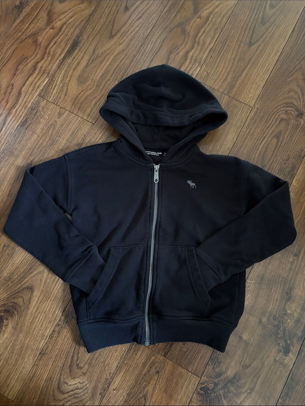 abercrombie kids Black Hooded Zip Sweatshirt
